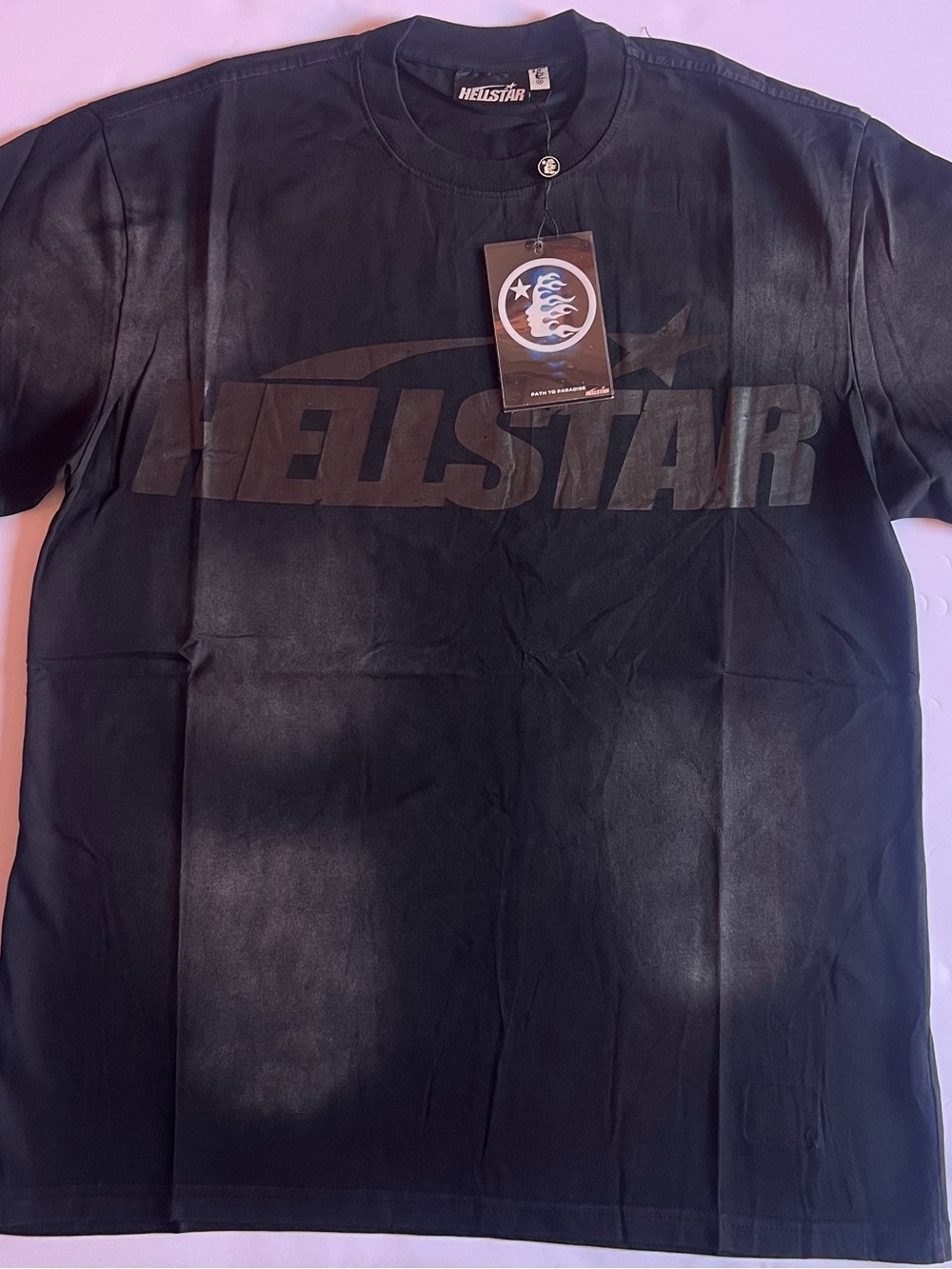 Hellstar Black Graphic Logo Tee